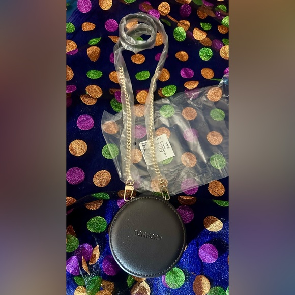 Brand New Tom  Ford Zip Around Black Crossbody Mini Bag Novelty GWP - Picture 12 of 16